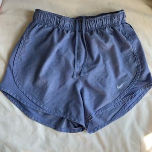 Purple Dri-fit Nike Tempo Short